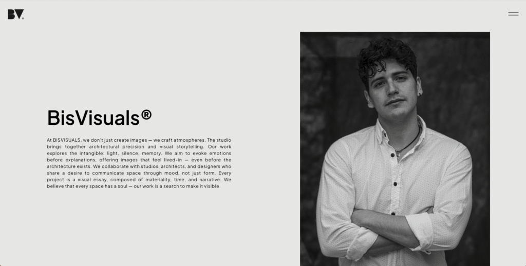 Fundador de BisVisual Studio — diseño web para estudios de arquitectura