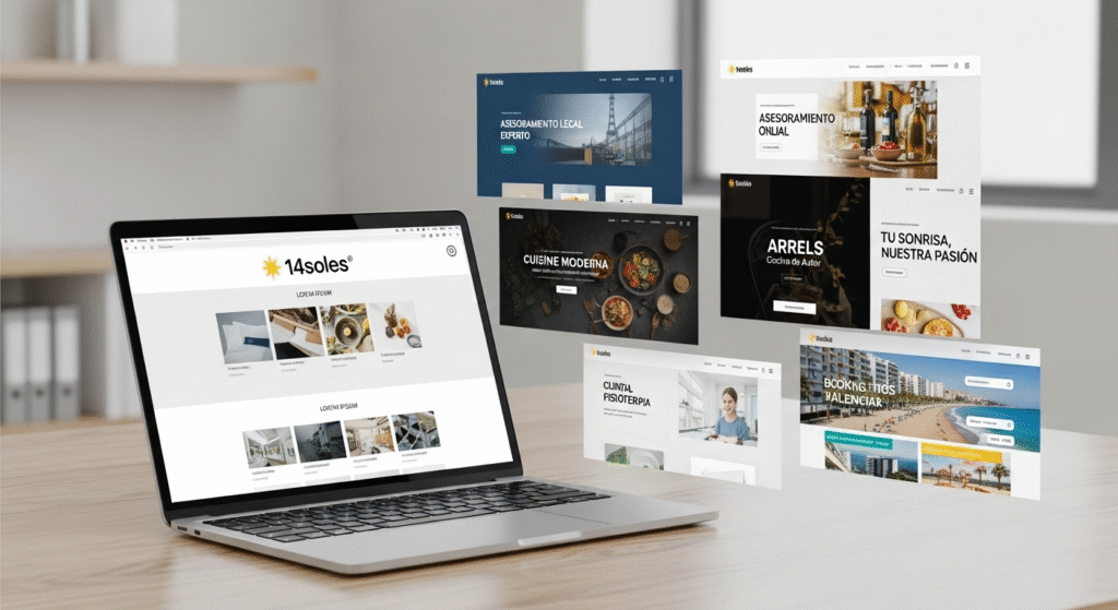 Proyectos realizados por agencia de diseño web en Valencia para turismo y restauración