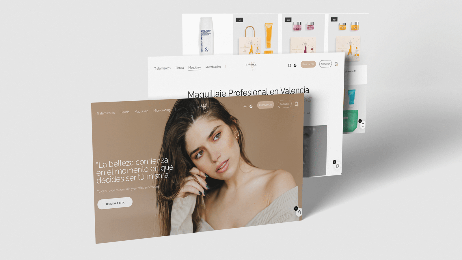 Presentación de la web de El Tocador de Mireia