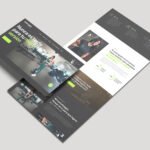 Composición de pantallas del proyecto web Green Coach Life