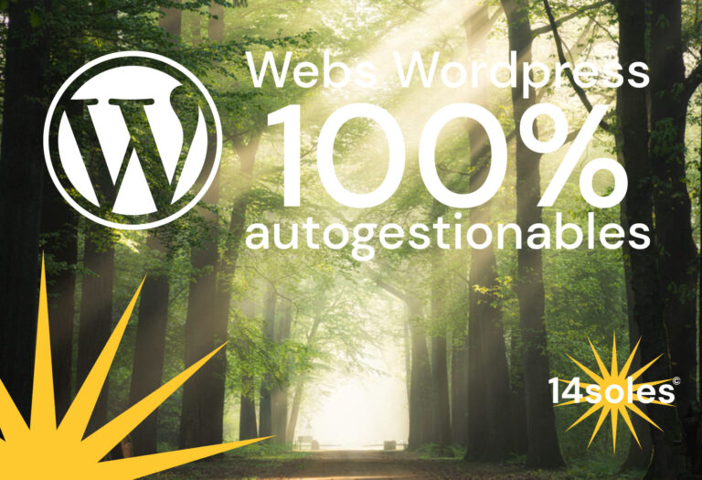 Diseño de páginas web en WordPress 100% autogestionables por 14soles en Valencia
