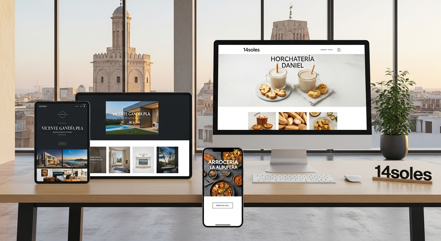 Desarrollador de página web en Valencia especializado en negocios locales y responsive design