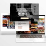 Composición de archivo de la web de Grupo Porxets con sus espacios y gastronomía