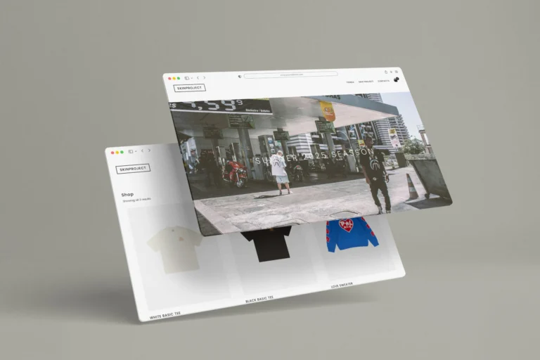 Diseno web skinproject tienda ropa urbana valencia 14soles