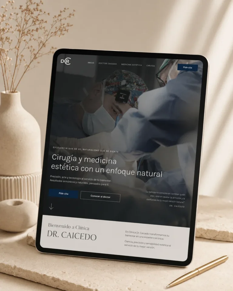 Conversión y confianza digital en el diseño de webs médicas