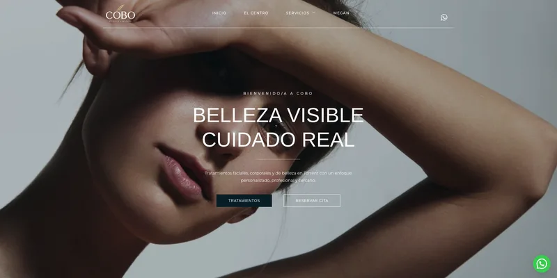 Diseño web Cobo Estética Avanzada