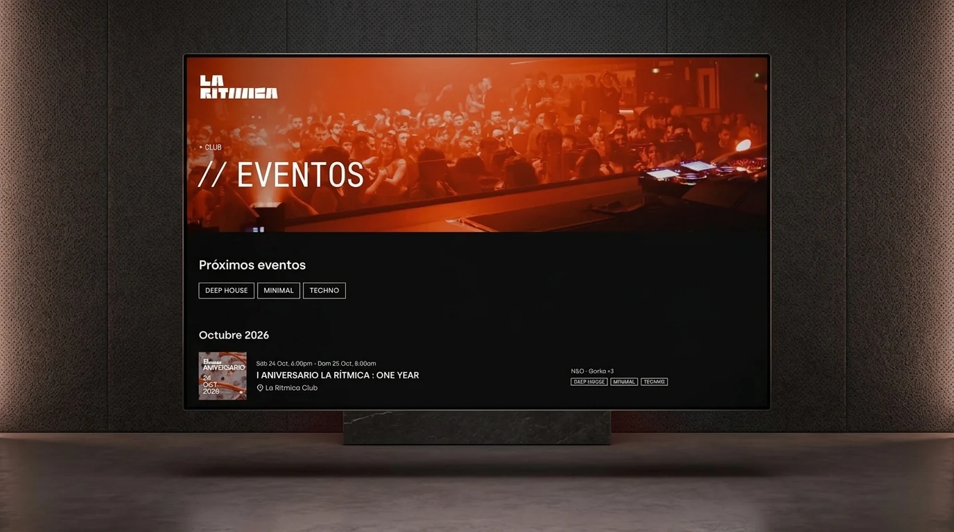 Cartelera oficial de eventos sesiones y venta de entradas La Rítmica Club