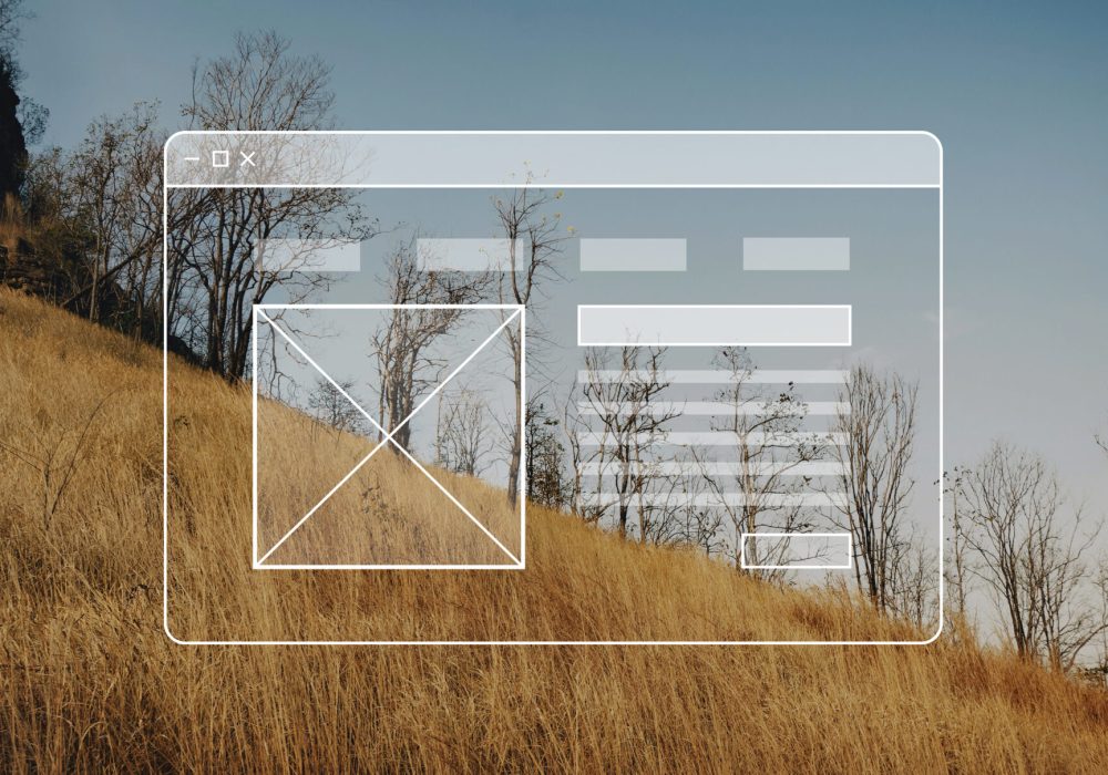 Create Website Layout Blank Banner